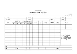 202施工增加水准点测量(复核)记录