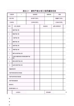 29建筑節(jié)能分部工程質(zhì)量驗(yàn)收表