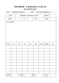 2JS101-施工放样现场记录表