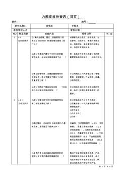 3-1内审检查表(领导层)d