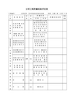 3.空冷系统风机组合安装分项工程质量检验评定表