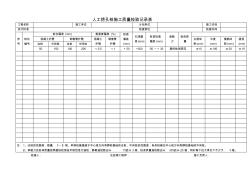 4-人工挖孔桩施工质量检验记录表1