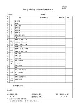 4.施2002-4單位(子單位)工程觀感質(zhì)量檢查記錄