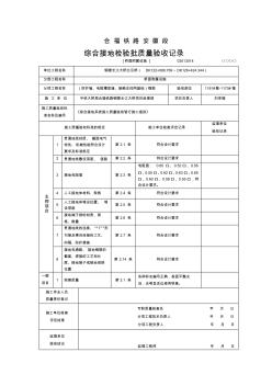 4.綜合接地檢驗(yàn)批質(zhì)量驗(yàn)收記錄
