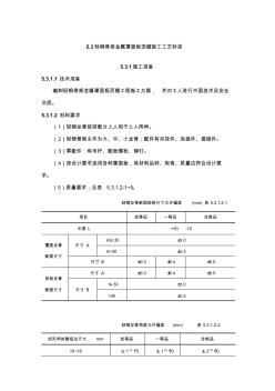 4.轻钢骨架金属罩面板顶棚施工工艺标准