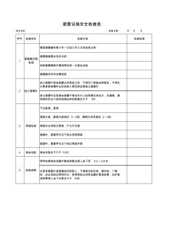 42避雷設(shè)施安全檢查表