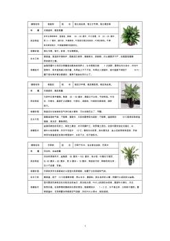 45种室内盆栽绿化植物(带图片介绍)