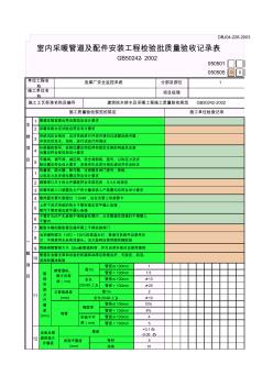 4室内采暖管道及配件安装工程检验批质量验收记录表 (2)