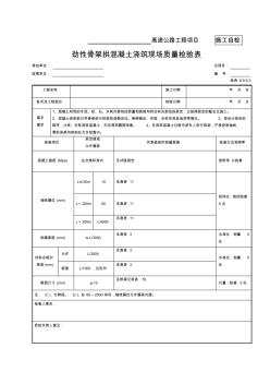 51-劲性骨架混凝土拱检表(检表8.8.5-3)