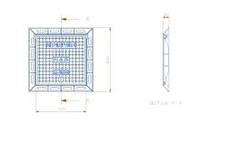 700型号,井盖设计图纸