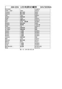 7瓦LED驅(qū)動電源變壓器材料