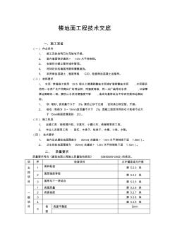 9#楼细石混凝土楼地面工程(1)