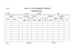 A-30工程變更費(fèi)用計(jì)算表