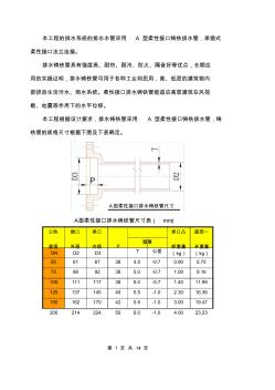 A型柔性法兰连接排水铸铁管施工工艺 (2)
