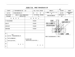 A座防雷引下线隐蔽工程验收记录