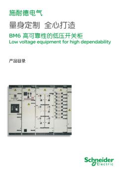 BM6高可靠性的低压开关柜