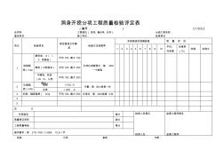 C-10.6.2洞身開挖分項工程質(zhì)量檢驗評定表 (2)