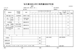 C-6.03-1鉆孔灌注樁分項質(zhì)量檢驗評定表