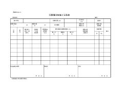 C02-14沉管灌注桩施工记录表