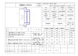 CA6140车床齿轮零件的工艺规程及夹具设计机械加工工序卡片