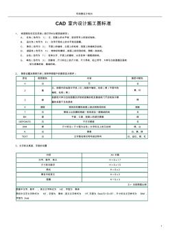 CAD室内设计施工图标准 (2)