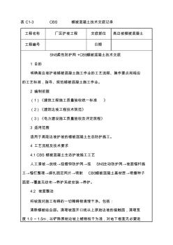 CBS植被混凝土技术交底-推荐下载