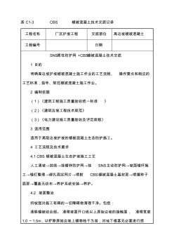 CBS植被混凝土技術(shù)交底