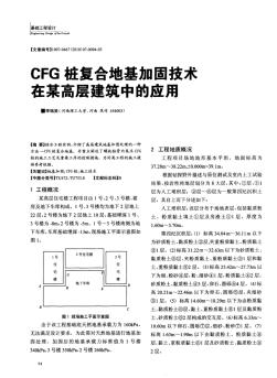 CFG桩复合地基加固技术在某高层建筑中的应用