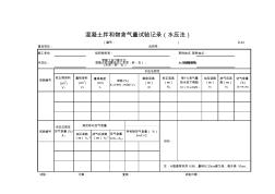 D-44水泥砼拌和物含气量试验记录表(水压法)
