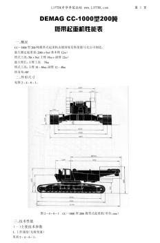 DEMAG-CC1000型200吨履带起重机性能 (2)