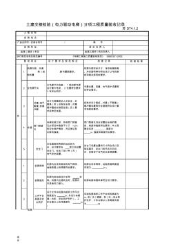 DT4.1.2土建交接檢驗(電力驅(qū)動電梯)分項工程質(zhì)量驗收記錄 (2)