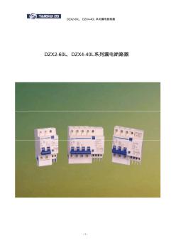 DZX2-60L、DZX4-40L系列漏电断路器