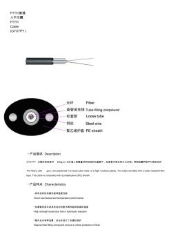 FTTH普通入戶光纜