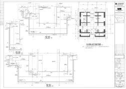 G-1-1004办公楼核心筒下筏板基础大样图