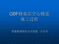 GBF蜂巢芯空心楼盖施工过程 (2)