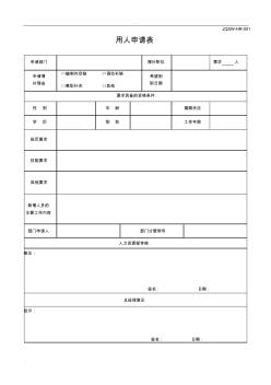 HR常用30个表格