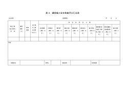 JGJ59-2011(安全檢查評分表)