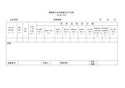 JGJ59-2011检查表建筑施工安全检查评分汇总表