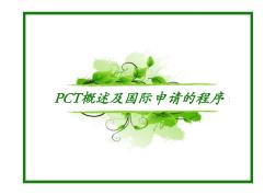 PCT申請(qǐng)流程