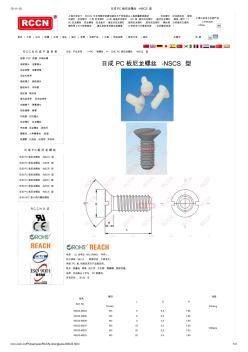 PC板尼龍螺絲-NSCS型