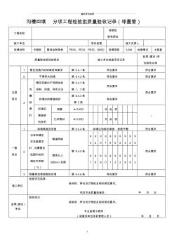 PE管及双壁波纹管施工分部、分项、检验批质量验收表格精编版