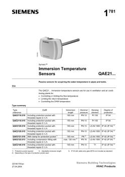 QAE2110_2120_2121_2122_2140水管温度传感器