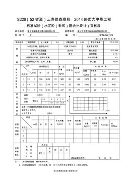 S228破板路面开工报告