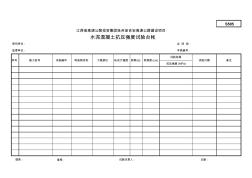 S505水泥混凝土抗压试验台帐