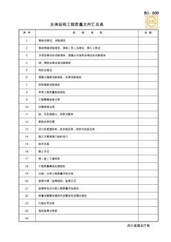 SG-030主体结构工程质量文件汇总表(20200724211512)