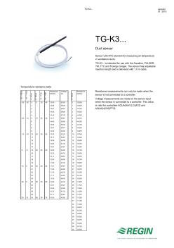 TG-K3管道溫度傳感器