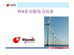 WPM多功能电力仪表及系统介绍