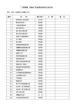 ★球罐安装原始资料表格标准版★