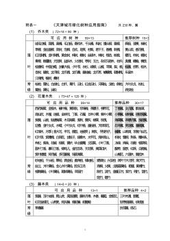 《天津城市绿化树种应用指南》