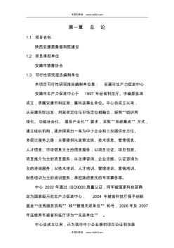 《安康慈善福利院建設(shè)項(xiàng)目商業(yè)計(jì)劃書(代可研報(bào)告)》